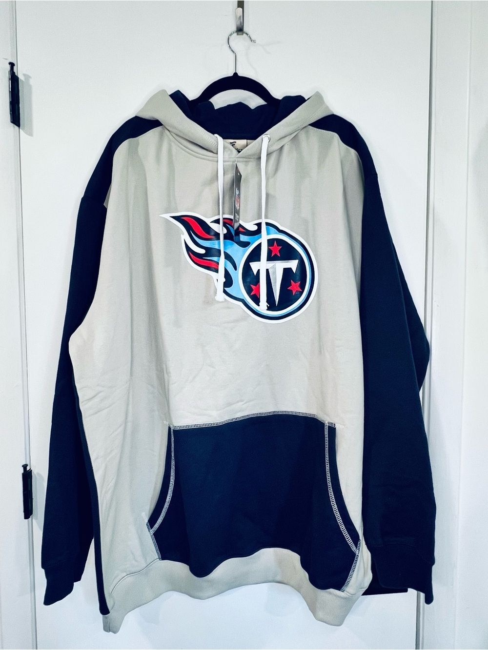 NWT Fanatics Tennessee Titans Big & Tall Team Fleece Pullover Hoodie Size 4XLT